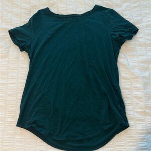 lululemon athletica Dark Green Short Sleeve Tee